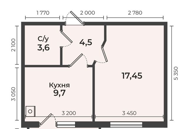 квартира г Ставрополь р-н Промышленный ул Рогожникова 21/3 фото