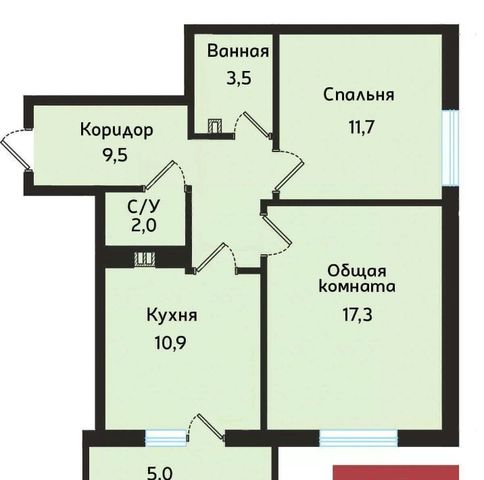 р-н Промышленный ЖК Европейский-4 № 35 мкр фото