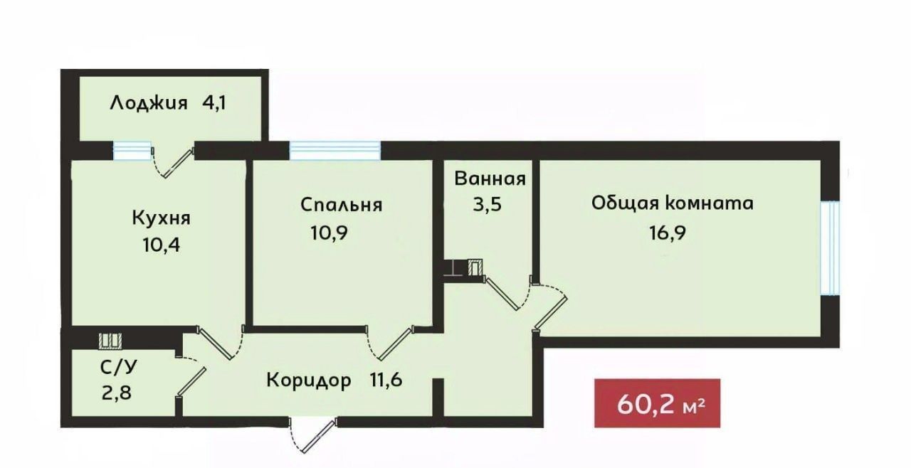 квартира г Ставрополь р-н Промышленный ЖК Европейский-4 № 35 мкр фото 1