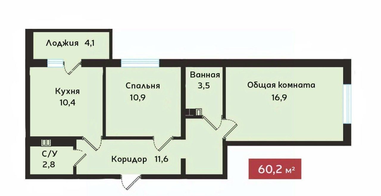 квартира г Ставрополь р-н Промышленный ЖК Европейский-4 № 35 мкр фото 1