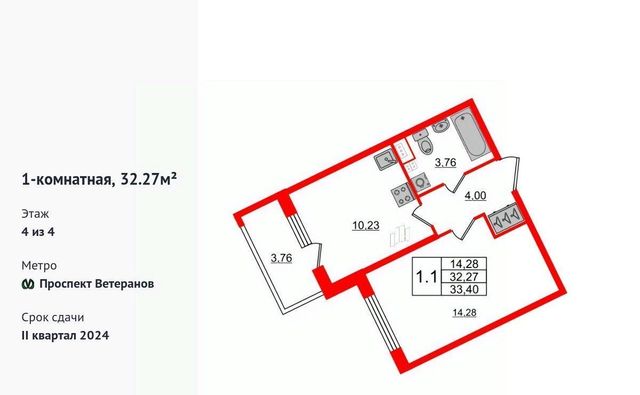 г Санкт-Петербург метро Проспект Ветеранов ул Ивана Куликова 12 фото