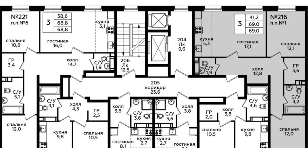 квартира г Москва п Сосенское пр-кт Куприна 30к/9 метро Бунинская аллея фото 2