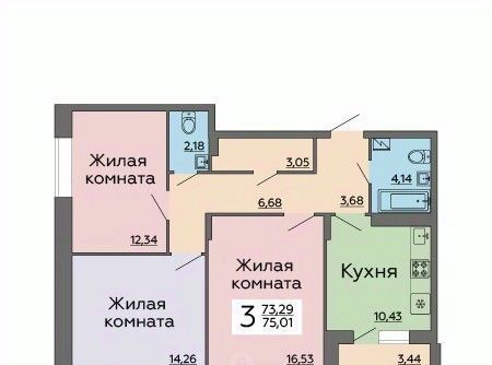 квартира г Воронеж р-н Коминтерновский ул Независимости 78б фото 1