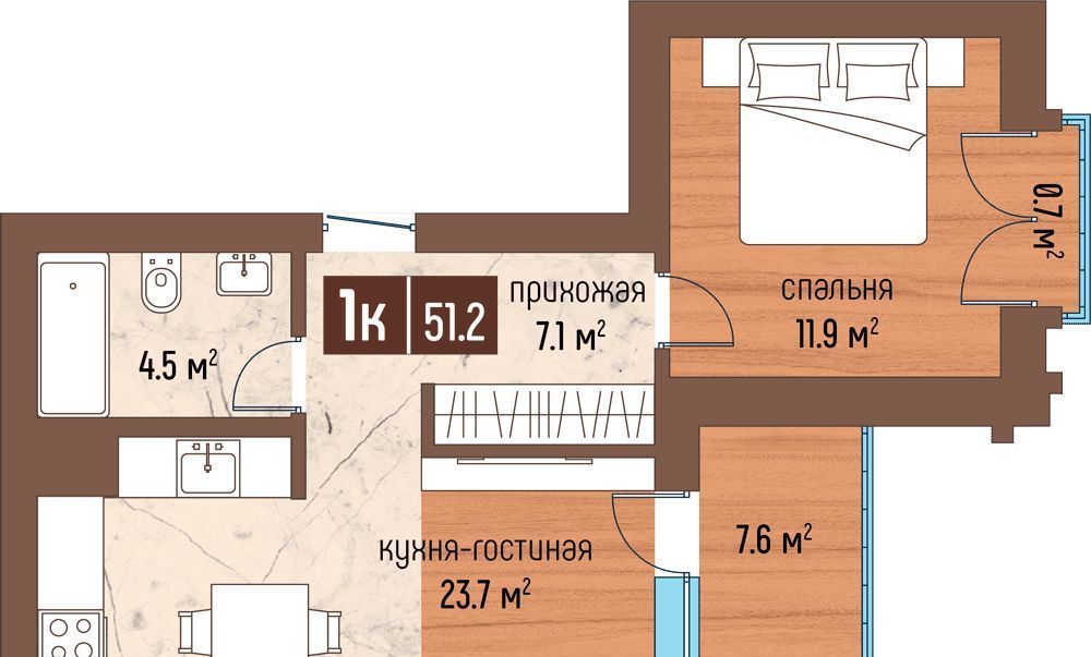 квартира р-н Светлогорский г Светлогорск ул Ольховая 32к/6 фото 1