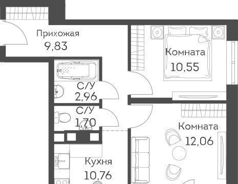 квартира г Москва ЖК Аквилон Митино направление Ленинградское (северо-запад) ш Пятницкое к 2 фото 1