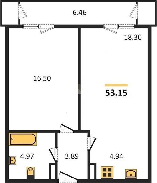 квартира г Краснодар ул Автолюбителей 1/3к 2 фото 2