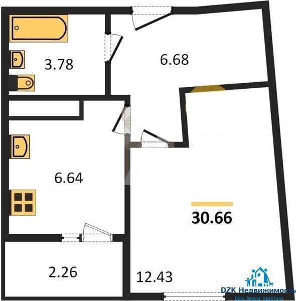 квартира г Краснодар р-н Центральный ул Воронежская 47г фото 4