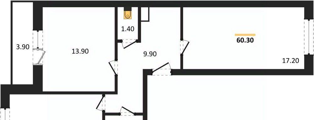 квартира г Новосибирск ул Бородина 56 Площадь Маркса фото 2