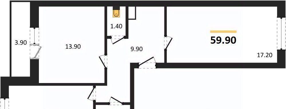 квартира г Новосибирск ул Бородина 56 Площадь Маркса фото 2