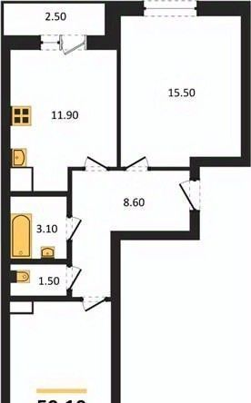 квартира г Новосибирск ул Бородина 56 Площадь Маркса фото 2