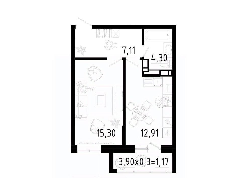 квартира г Краснодар п Горхутор р-н Прикубанский ул Агрономическая 2/1 фото 1