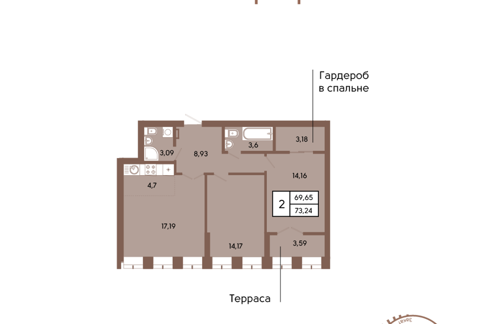 квартира г Екатеринбург р-н Кировский ВТУЗгородок ул Мира 47к/4 фото 1