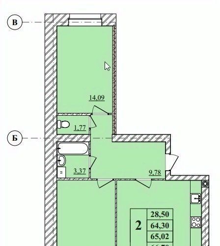 квартира г Ярославль р-н Заволжский наб Тверицкая 54ак/5 фото 1