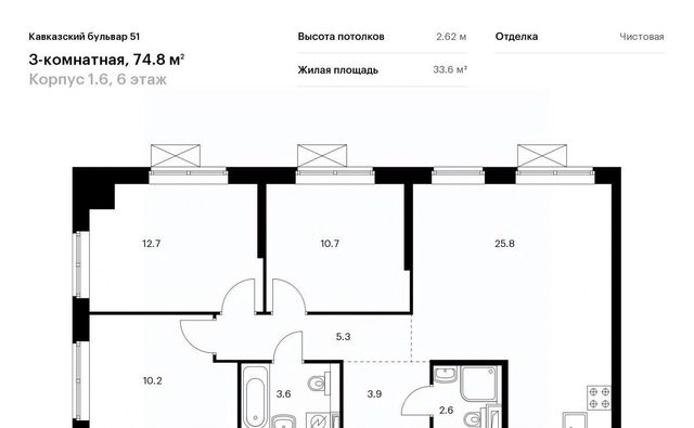 г Москва метро Кантемировская б-р Кавказский 1/5 Бульвар 51 ЖК фото