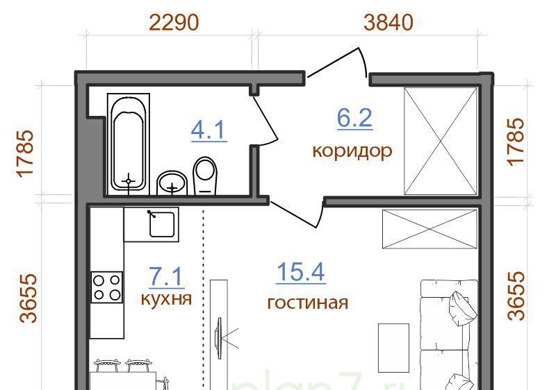 квартира г Иркутск р-н Октябрьский ЖК «АВИАТОR» ИВАТУ городок, с 6/1 фото 1