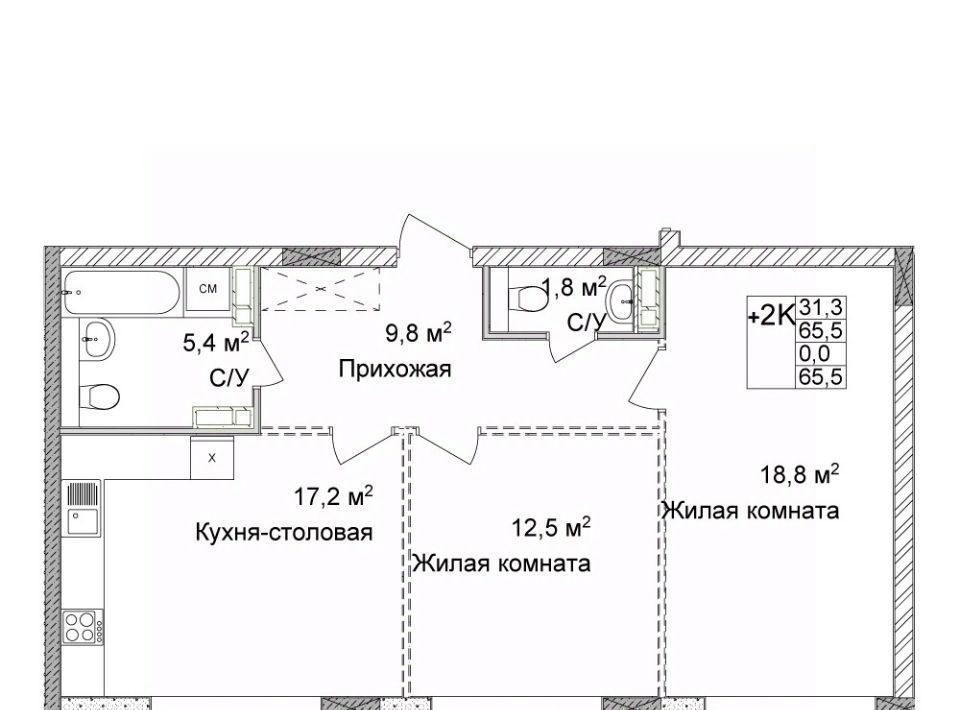 квартира г Нижний Новгород Горьковская ЖК Дельвиг фото 1