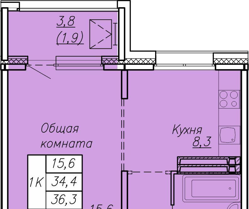 квартира г Новосибирск Берёзовая роща ул Николая Островского 195ск/3 фото 1