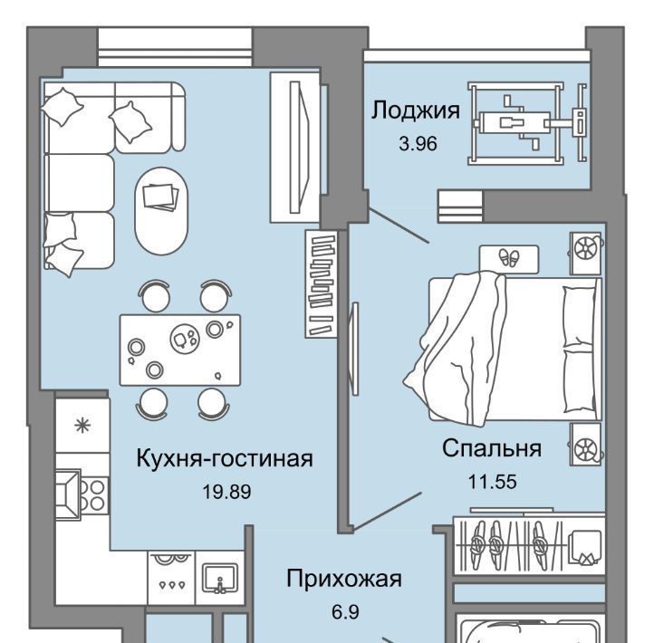 квартира г Киров р-н Ленинский ул Дмитрия Козулева фото 1