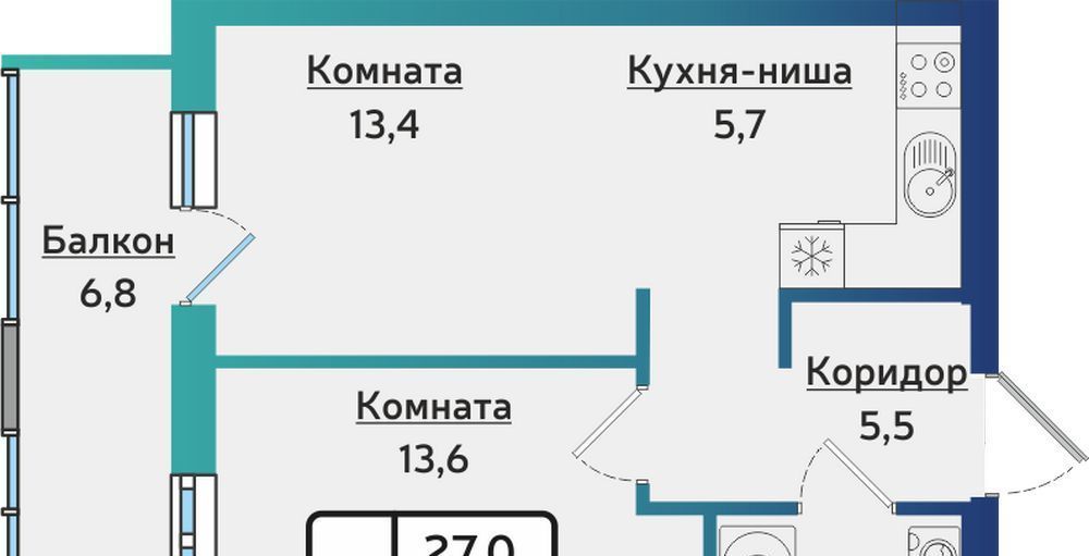 квартира г Ижевск р-н Устиновский Аэропорт жилрайон, Артнова жилой комплекс фото 1