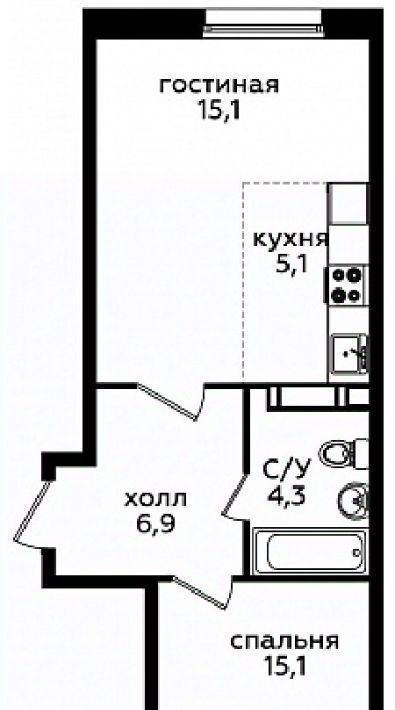 квартира г Москва п Сосенское пр-кт Куприна 30к/9 метро Бунинская аллея фото 1