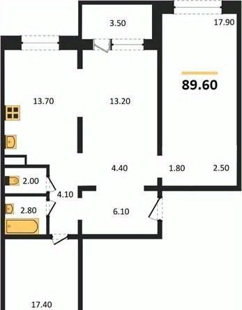 квартира г Новосибирск Берёзовая роща ул Николая Островского 195ск/3 фото 3