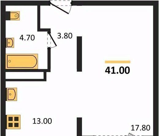 квартира г Новосибирск Берёзовая роща ул Николая Островского 195ск/3 фото 3