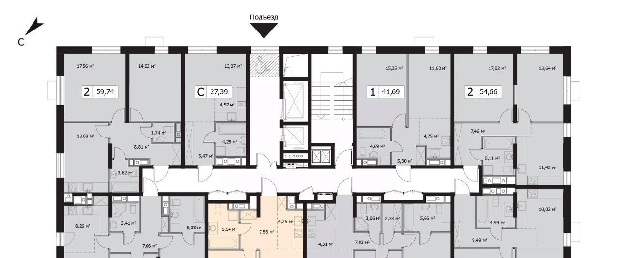 квартира г Москва метро Бульвар Рокоссовского ул 3-я Гражданская 35к/2 фото 2