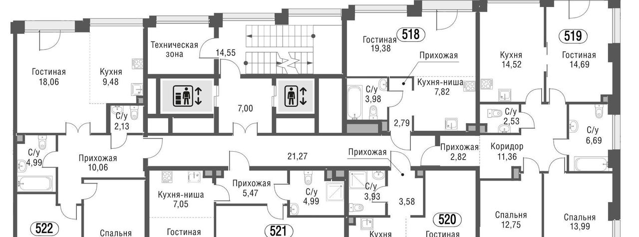 квартира г Москва ул Академика Челомея Воронцовская фото 2