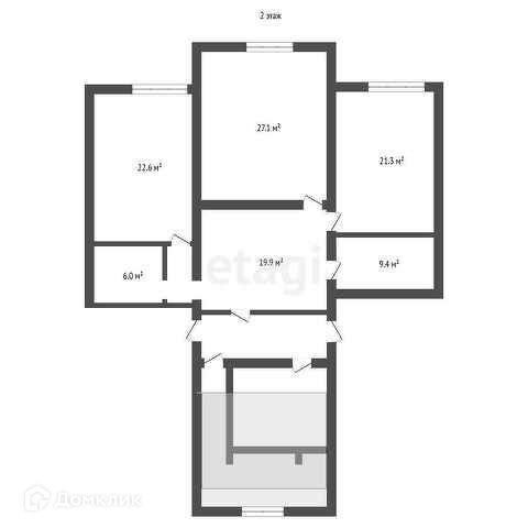 квартира г Краснодар р-н Центральный ул им. Володарского 75 фото 2