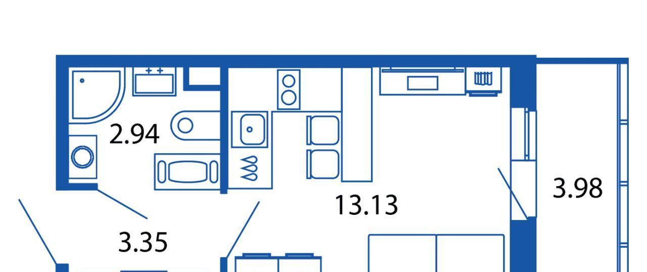 квартира г Санкт-Петербург метро Комендантский Проспект ЖК Полис Приморский 2 фото 1