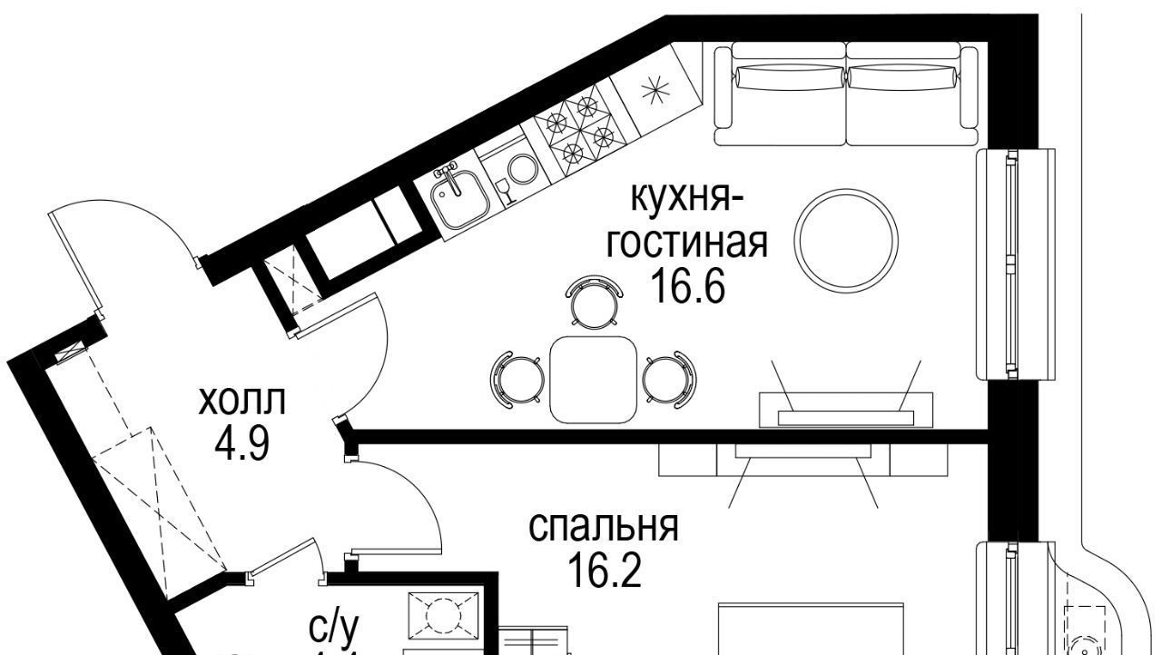 квартира г Москва метро Электрозаводская Басманный наб Семеновская 3 фото 1