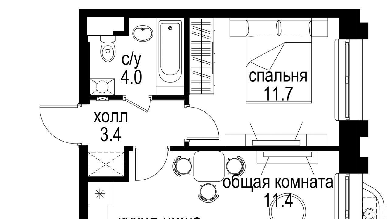 квартира г Москва метро Электрозаводская Басманный наб Семеновская 3 фото 1