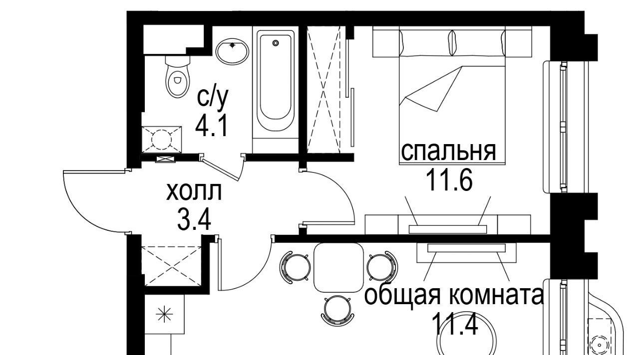 квартира г Москва метро Электрозаводская Басманный наб Семеновская 3 фото 1