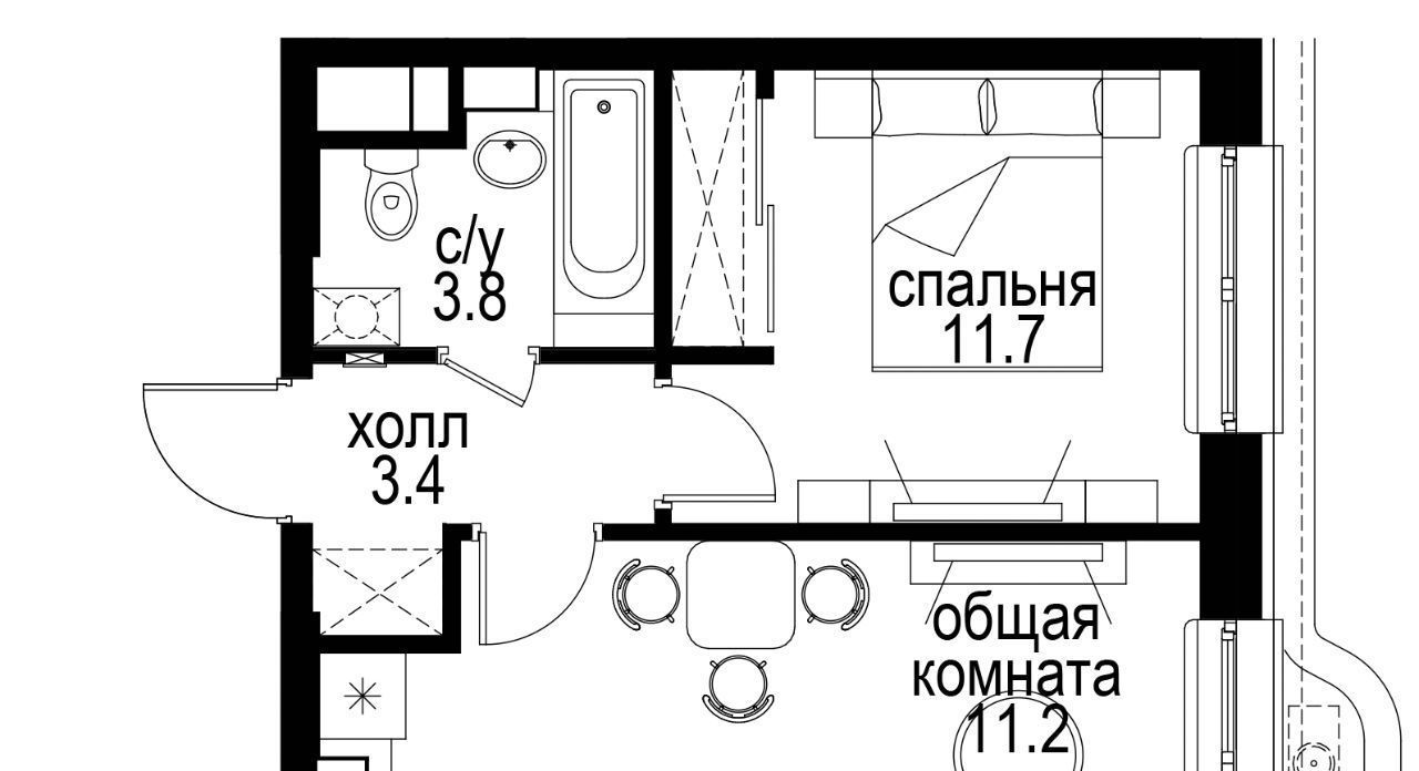 квартира г Москва метро Электрозаводская Басманный наб Семеновская 3 фото 1