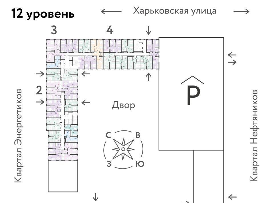 квартира г Тюмень р-н Ленинский ул Харьковская 72б фото 2