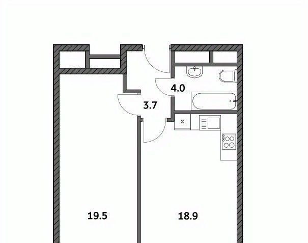 квартира г Москва п Внуковское ЖК «Городские истории» метро Рассказовка фото 1