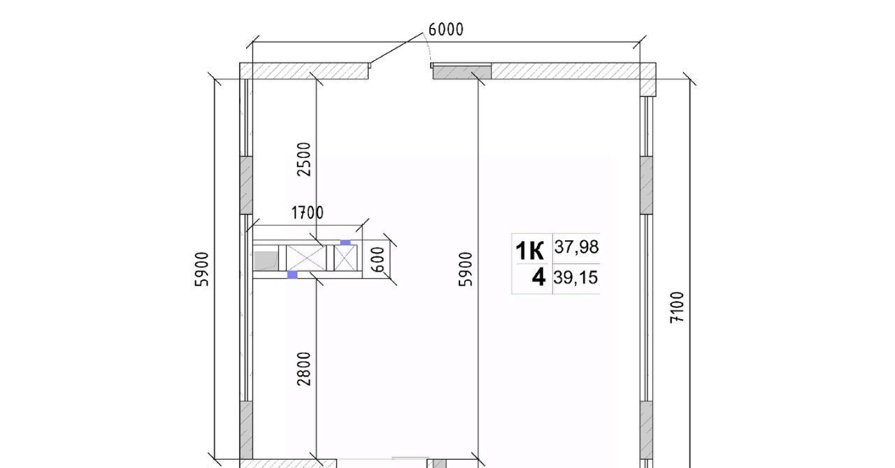 квартира г Кемерово р-н Заводский 15-й микрорайон Южный 8 фото 1