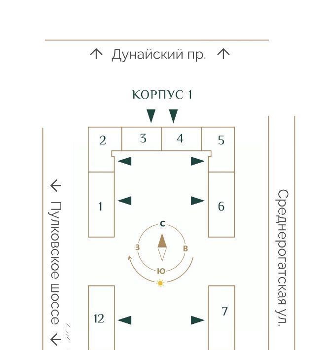 квартира г Санкт-Петербург ЖК «Триумф Парк» Звездная, Звездное муниципальный округ фото 8