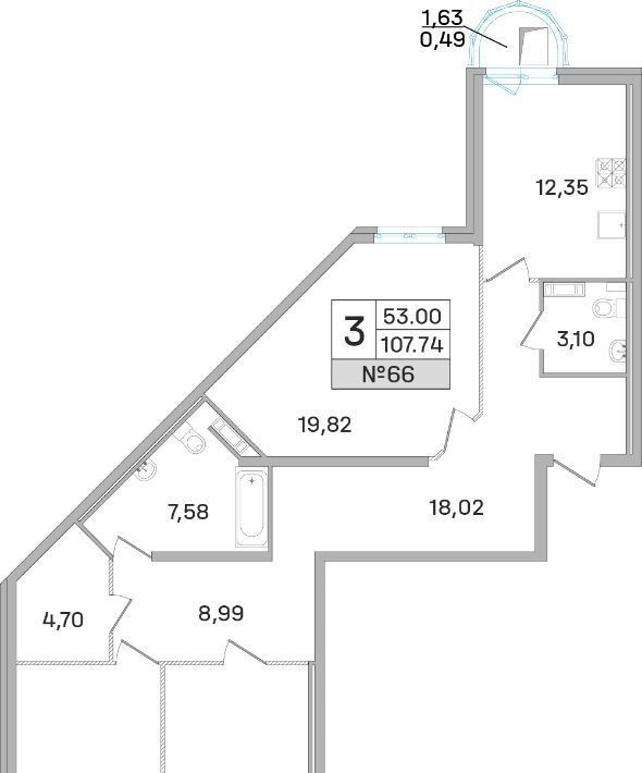 квартира г Королев ул Калинина 11 Медведково фото 1