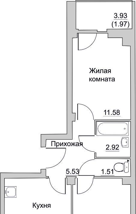 квартира р-н Псковский д Борисовичи ул Героя России Досягаева 3 Завеличенская волость фото 1