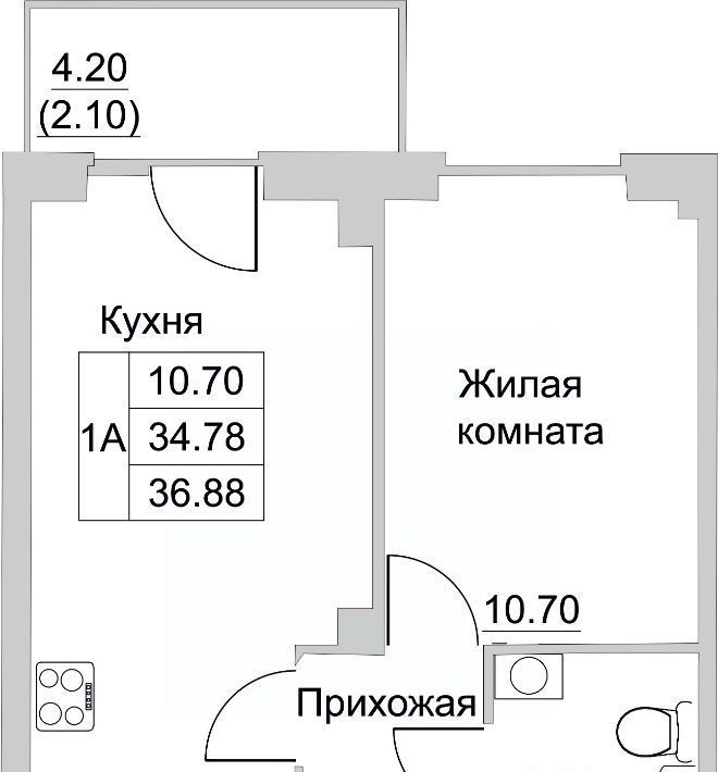 квартира р-н Псковский д Борисовичи ул Героя России Досягаева 3 Завеличенская волость фото 1