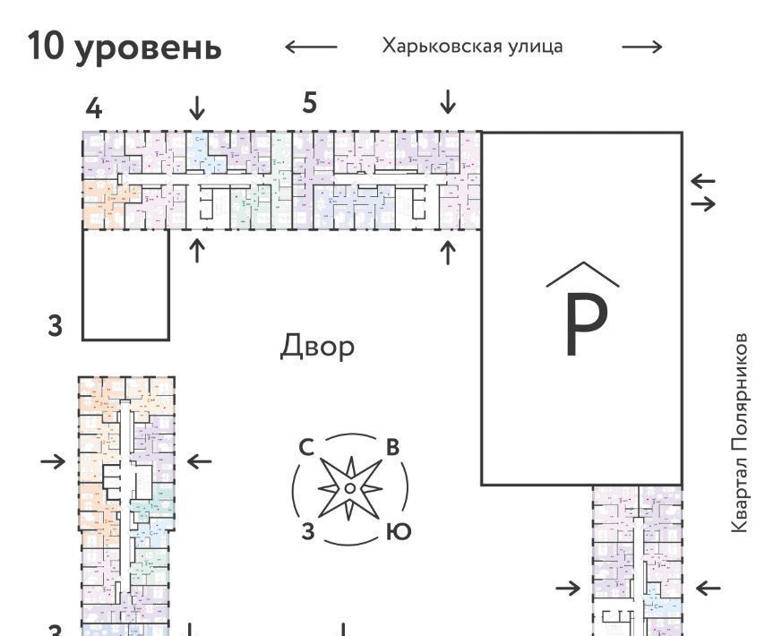 квартира г Тюмень р-н Ленинский Букино ул Харьковская 72а Ленинский административный округ фото 2