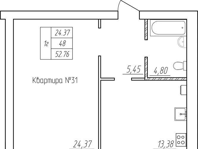 квартира р-н Брянский п Мичуринский фото 1