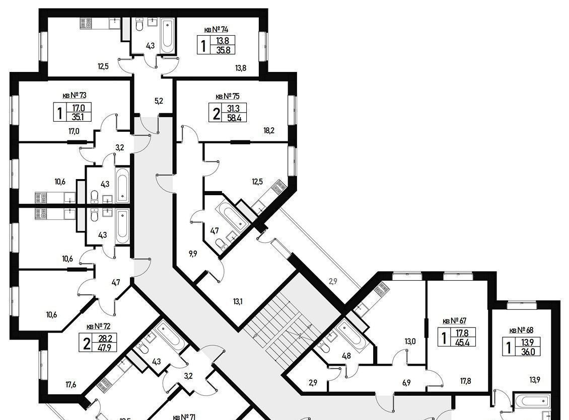 квартира г Москва п Новофедоровское ул Генерала Донскова 23к/3 ТиНАО фото 2