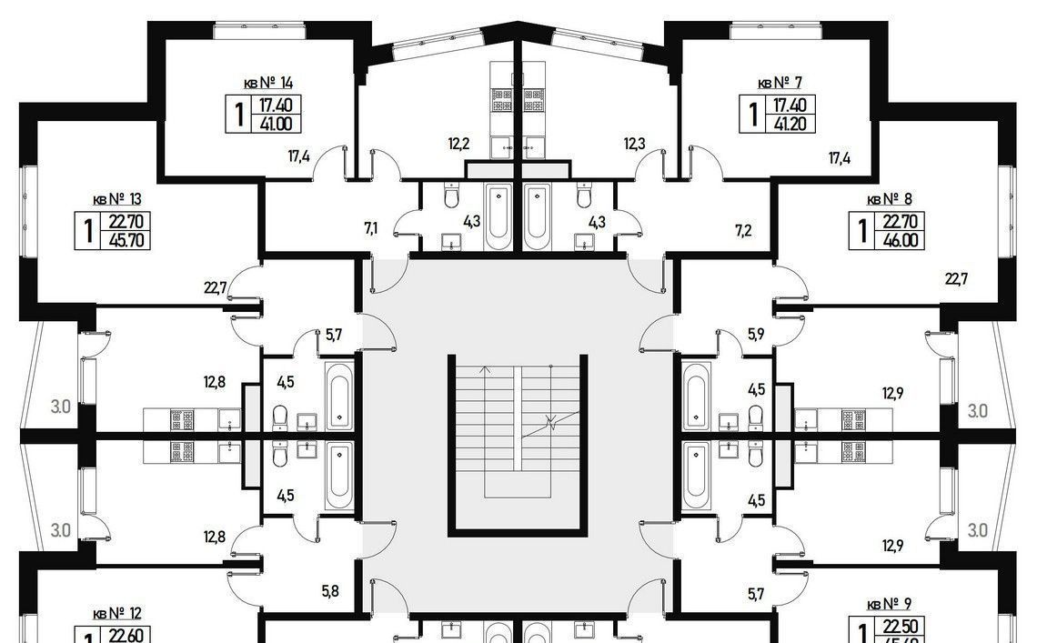 квартира г Москва п Новофедоровское ул Генерала Донскова 25к/3 ТиНАО фото 2