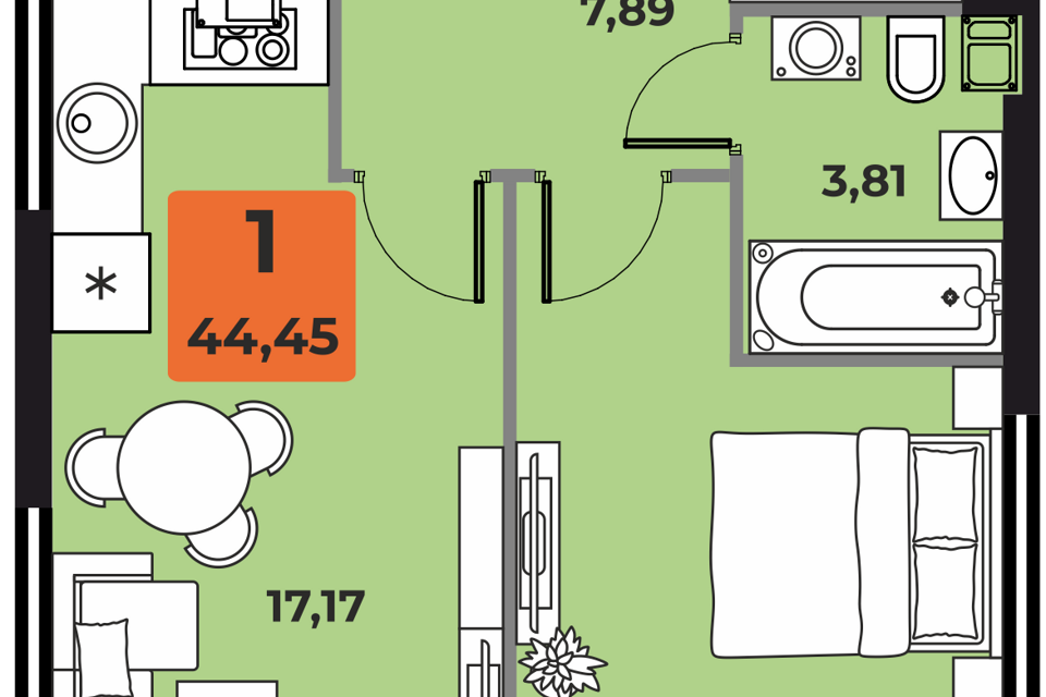 квартира г Самара ул Санфировой 95в фото 1