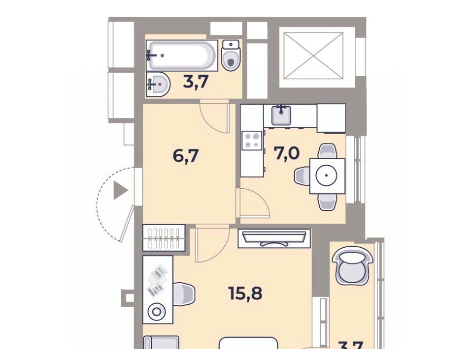 квартира г Москва метро ЗИЛ ул Автозаводская 23с/120 фото 1