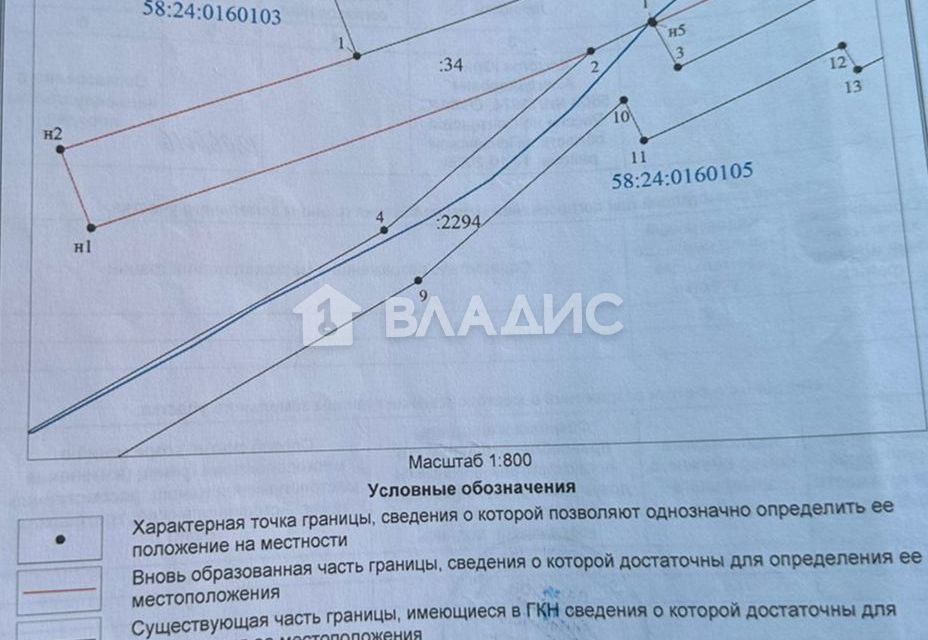 земля р-н Пензенский с Александровка ул Центральная 58а фото 3