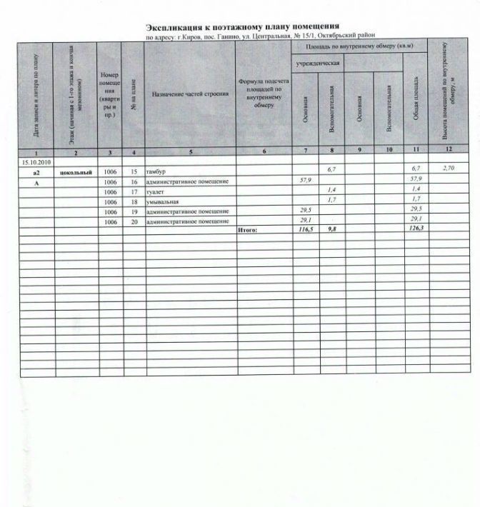 свободного назначения г Киров п Ганино ул Центральная 15к/1 фото 6