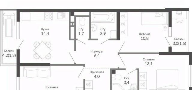 г Новороссийск р-н Центральный ул Куникова 47г ЖК Облака 2 фото